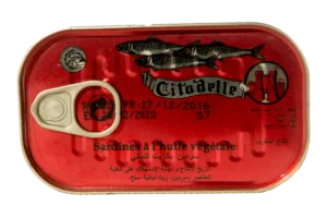 CITADELLE Sardines in Vegetable Oil 125g (Maroc)