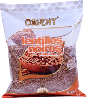 ORIENT Lentille Noire 500g (Black Lentils)